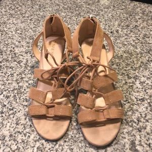 Nine West Suede wedge sandals